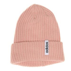NWT Adidas Hawthorn Fold Women's Beanie in Glow Pink/White